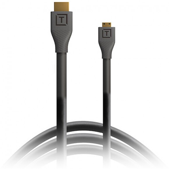 Tether Tools TetherPro Micro-HDMI (Type D)  to HDMI Cable with Ethernet 30cm (Black)